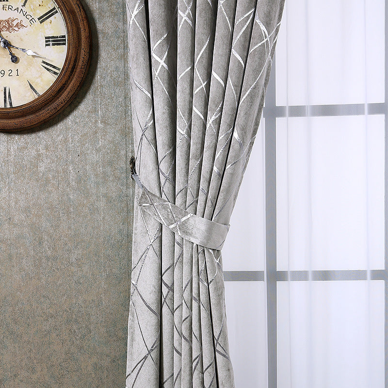 Modern Luxury Chenille Blackout Curtains