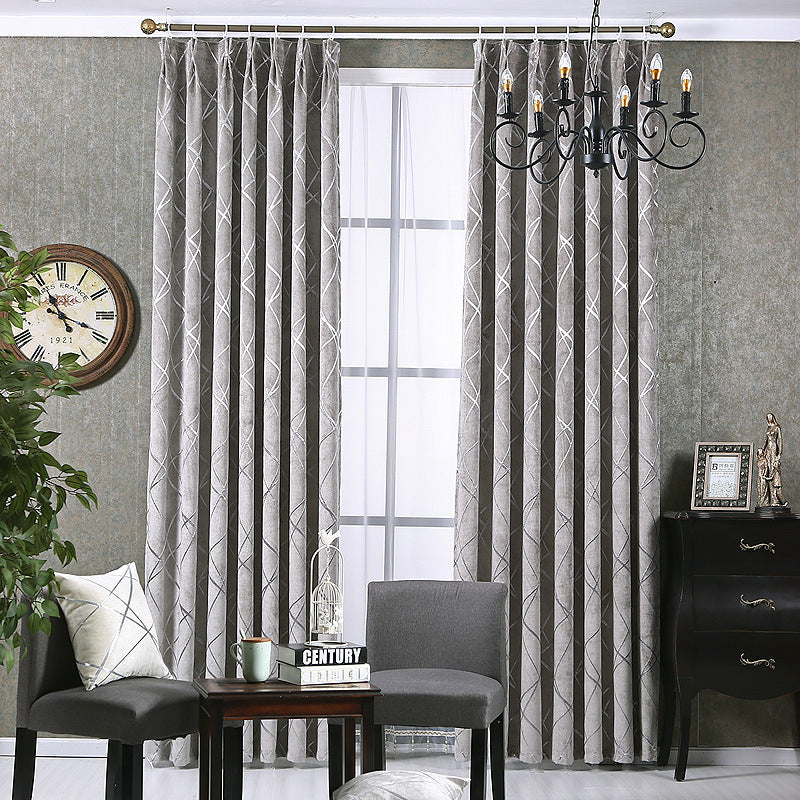 Modern Luxury Chenille Blackout Curtains
