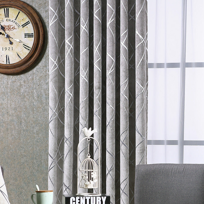 Modern Luxury Chenille Blackout Curtains