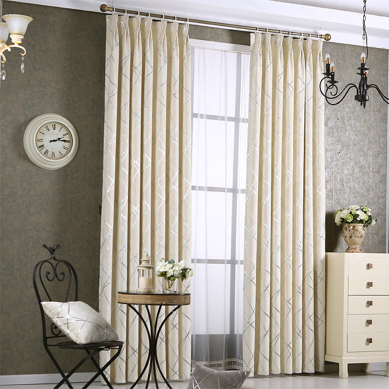 Modern Luxury Chenille Blackout Curtains
