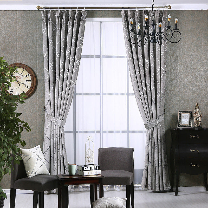 Modern Luxury Chenille Blackout Curtains